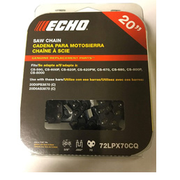 Echo Genuine 72LPX70CQ 20" Saw Chain Loop 