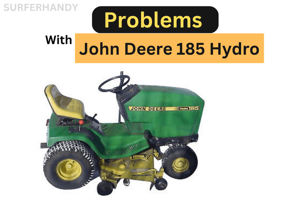 john deere 185 hydro problems